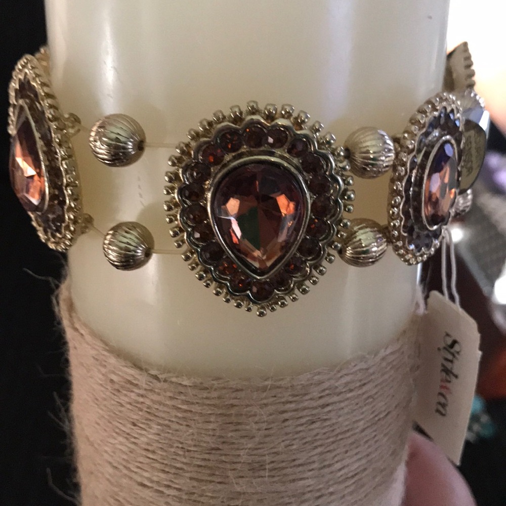 Brown gold bracelet